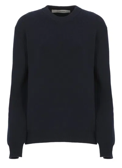 Golden Goose Dany Basic Lettering Sweater In Black