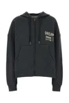 Golden Goose Deluxe Brand Dark Grey Cotton Oversize Ottaviano Sweatshirt In Blue