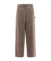 Golden Goose Deluxe Brand Double-knee Straight-leg Trousers In Brown