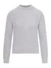Golden Goose Long-sleeved Sweater In Gray
