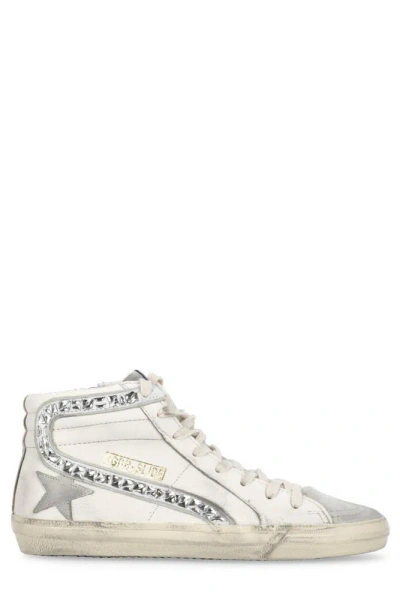 Golden Goose Deluxe Brand Embellished High In White