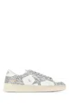 Golden Goose Deluxe Brand Embellished Leather Stardan Sneakers In Gray