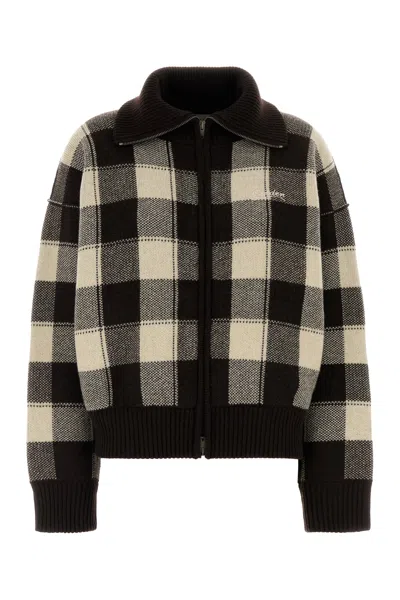 Golden Goose Deluxe Brand Embroidered Wool Cardigan In White