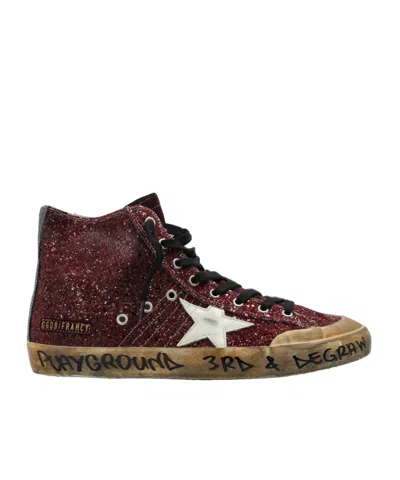 Golden Goose Deluxe Brand Francy Penstar Glittered Sneakers In Multi