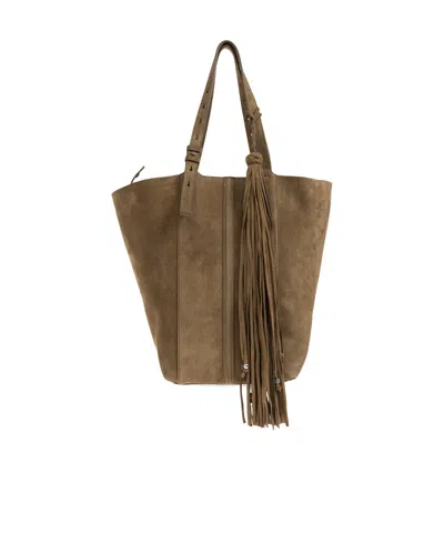Golden Goose Deluxe Brand Fringed Tote Bag In Yellow