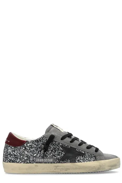 Golden Goose Deluxe Brand Glittered Lace In Grey
