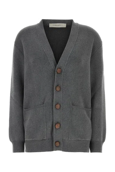 Golden Goose Deluxe Brand Knit Cardigan In Gray
