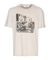 Golden Goose Graphic Print Crewneck Short Sleeve T-shirt In White