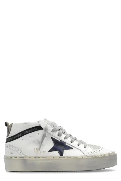 Golden Goose Deluxe Brand Hi Mid Star Lace In White