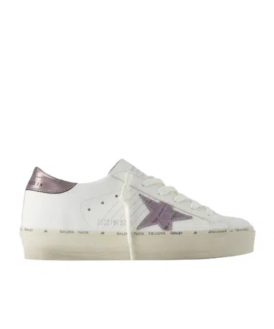 Golden Goose Deluxe Brand Hi Star Lace-up Sneakers In White