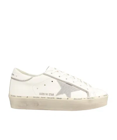 Golden Goose Deluxe Brand Hi Star Lace-up Sneakers In White