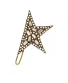 Golden Goose Deluxe Brand Lace Lock Star Embellished Clip In Gold