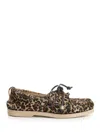 Golden Goose Deluxe Brand Leopard Printed Boat Moccasins