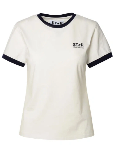 Golden Goose Lina Cotton T-shirt In White