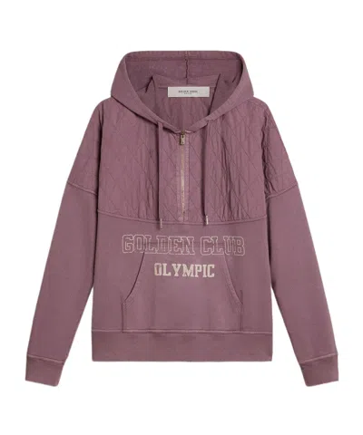 Golden Goose Long Sleeve Sweatshirt In Purple