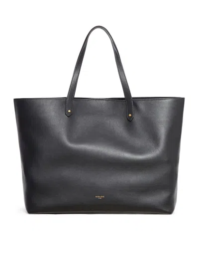 Golden Goose Deluxe Brand Logo Printed Tote Bag In Black