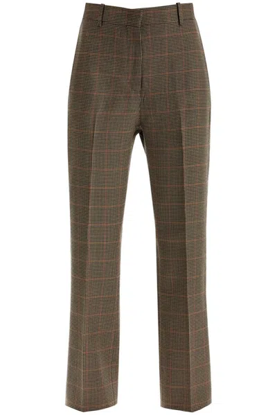 Golden Goose Chic Houndstooth Patterned Pants For Women In Beige