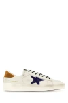 GOLDEN GOOSE GOLDEN GOOSE DELUXE BRAND MAN WHITE LEATHER STARDAN SNEAKERS