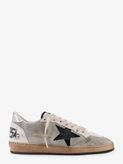 Golden Goose Deluxe Brand Men Ball Star Mesh And Leather Sneakers In White