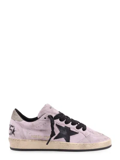 Golden Goose Deluxe Brand Men Ballstar Low-top Suede Sneakers With Used Effect In Multi