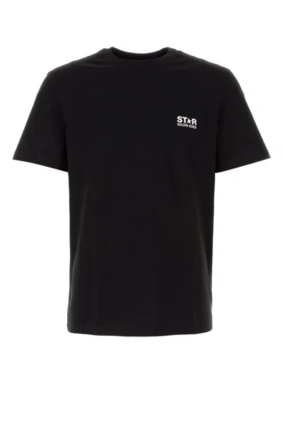 Golden Goose Deluxe Brand Men Black Cotton T-shirt