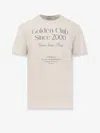 Golden Goose Deluxe Brand Men Cotton T-shirt With Print In White