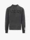 Golden Goose Logo Cotton Jersey Crewneck Sweatshirt In Gray