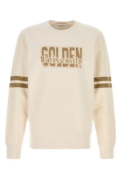 Golden Goose Deluxe Brand Men Sand Cotton Archibald Sweatshirt In Neutral