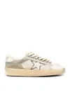 Golden Goose Stardan Con Collarino Spezzato E Stella Ricamata Suede And Leather Upper Leather Heel In Cream