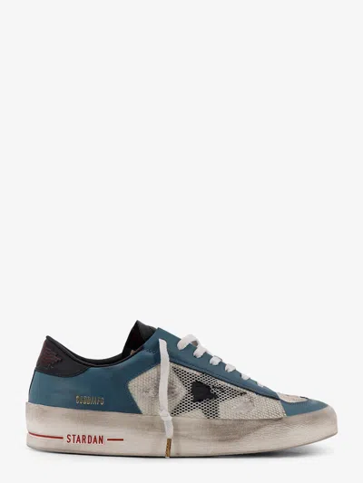 Golden Goose Deluxe Brand Men Stardan Under Net Star Low-top Leather Sneakers In Multi