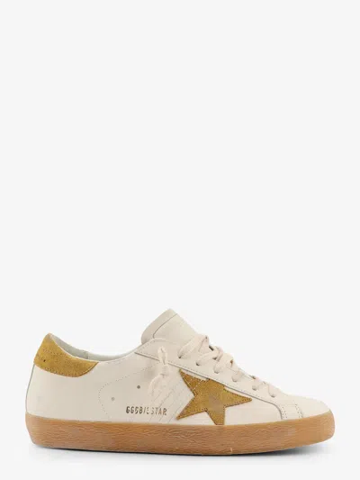 GOLDEN GOOSE GOLDEN GOOSE DELUXE BRAND MEN SUPER-STAR CLASSIC WITH LIST LEATHER SNEAKERS