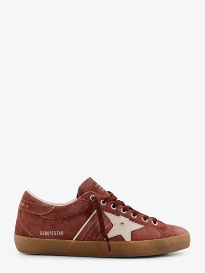Golden Goose Deluxe Brand Men Super Star Double Quarter Suede Sneakers In Brown