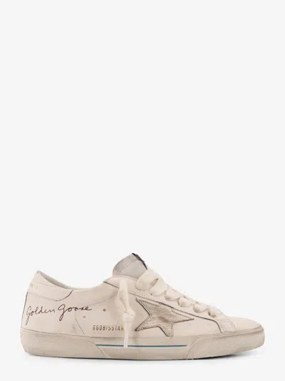 Golden Goose Deluxe Brand Men Super Star Half Foxing Leather Sneakers In White