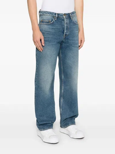 Golden Goose Deluxe Brand Men Whiskering-effect Jeans In Blue