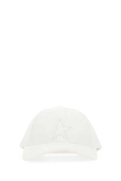 Golden Goose Deluxe Brand Men White Cotton Baseball Cap