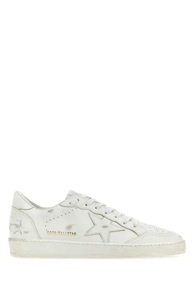 Golden Goose Ball Star Sneakers In White