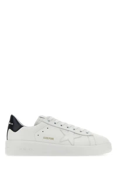 GOLDEN GOOSE GOLDEN GOOSE DELUXE BRAND MEN WHITE LEATHER PURE NEW SNEAKERS