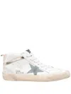 Golden Goose Deluxe Brand Mid Star Sneakers In White