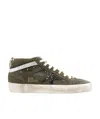 Golden Goose Deluxe Brand Midstar Lace-up Sneakers In Green