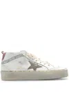 Golden Goose High-top Sneakers With Textured Leather Upper In White
