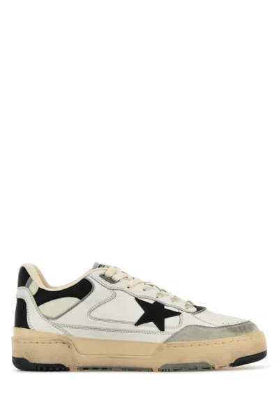 Golden Goose Deluxe Brand Multicolor Leather Forty2 Sneakers In White