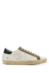 Golden Goose Sneakers Superstar In Pelle Multicolor Uomo In White