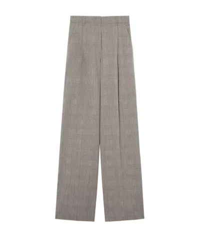 Golden Goose Deluxe Brand Oversized Checked Pants In Brown