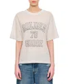 Golden Goose Deluxe Brand Relaxed Fit Round Neck T-shirt With Faded Print In White