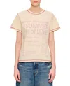 Golden Goose Journey-print Gauze Jersey Short-sleeve T-shirt In Neutrals