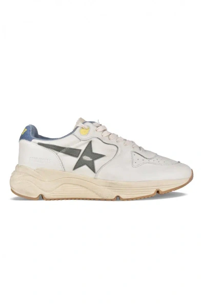 Golden Goose Deluxe Brand Running Sole Sneakers In White