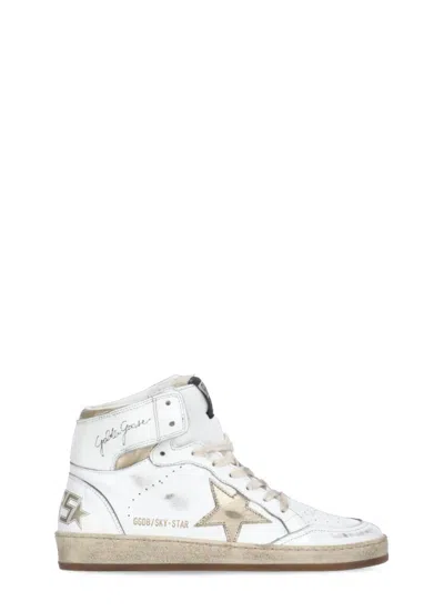 Golden Goose Deluxe Brand Sky-star White High Top Trainers