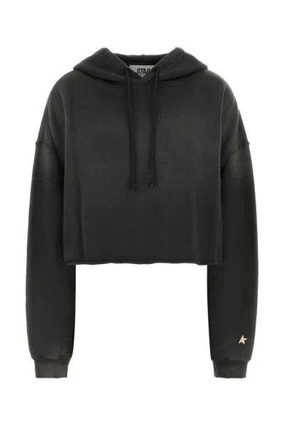 Golden Goose Deluxe Brand Slate Cotton Sweatshirt In Gray