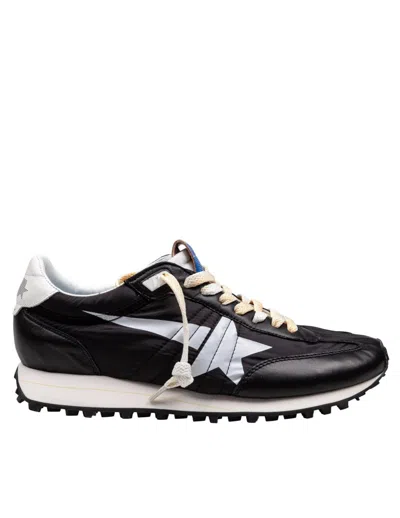 Golden Goose Deluxe Brand Sneakers Running In Pelle E Nylon Colore Nero In Black