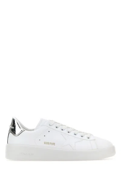 Golden Goose Deluxe Brand Sneakers In Whitesilver